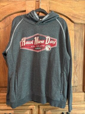 Charcoal Hooded Pullover Sweatshirt